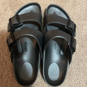 Gray Rubber Birkenstocks